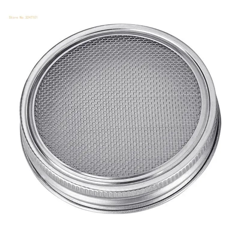 Sprouting Jar with 304 Stainless Steel Screen Lid Wide Mouth Sprouter Germinator for Organic Healthy for Fresh Dropship