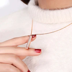 I Love You Hidden Message Necklace Hidden Secret Message Slider Necklace Adjustable Retractable Rod Necklace with Hidden Message