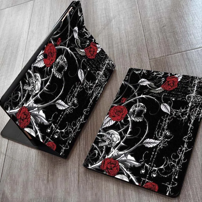 

Red Rose Broken Glass For OPPO Realme Pad Air X 10.36 11 Inch Tablet Case