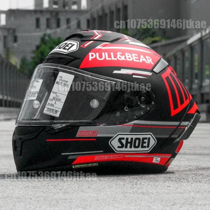 

Motorcycle Helmet Full Face Helmet X-Spirit III Marquez Black Concept X-Fourteen Sports Bike Racing Helmet Motorcycle Helm
