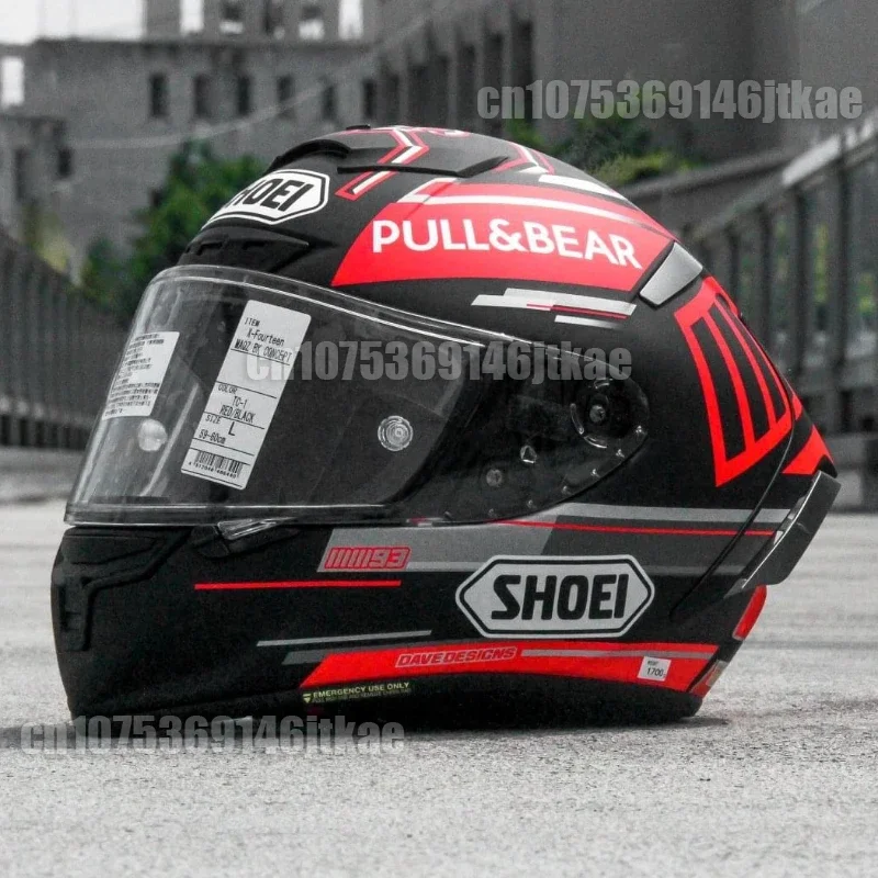 

Motorcycle Full Face Helmet SHOEI X-14 Helmet X-SPIRIT III X-Fourteen Marquez Black Concept Sports Bike Racing Helmet