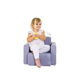 Ensemble de chaises sectionnelles en cuir pour enfants, canapés paresseux, meubles modernes pour la maison, salon de bébé