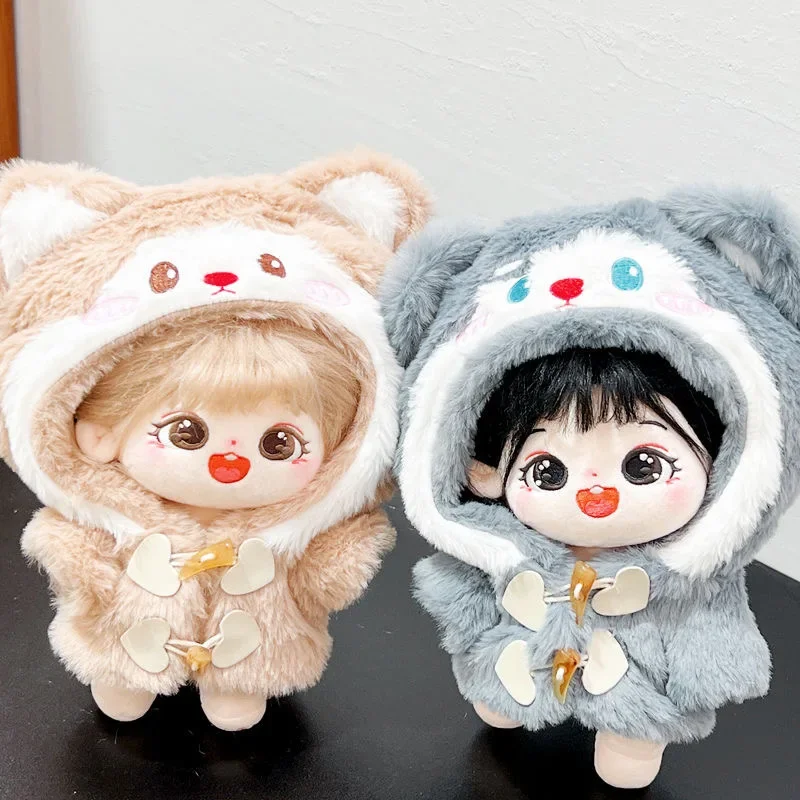 Cute Cat Hooded Cloak Korea idol Doll's Clothes & Accessoires for 20cm  Dolls Fans Collection Hooded Cloak
