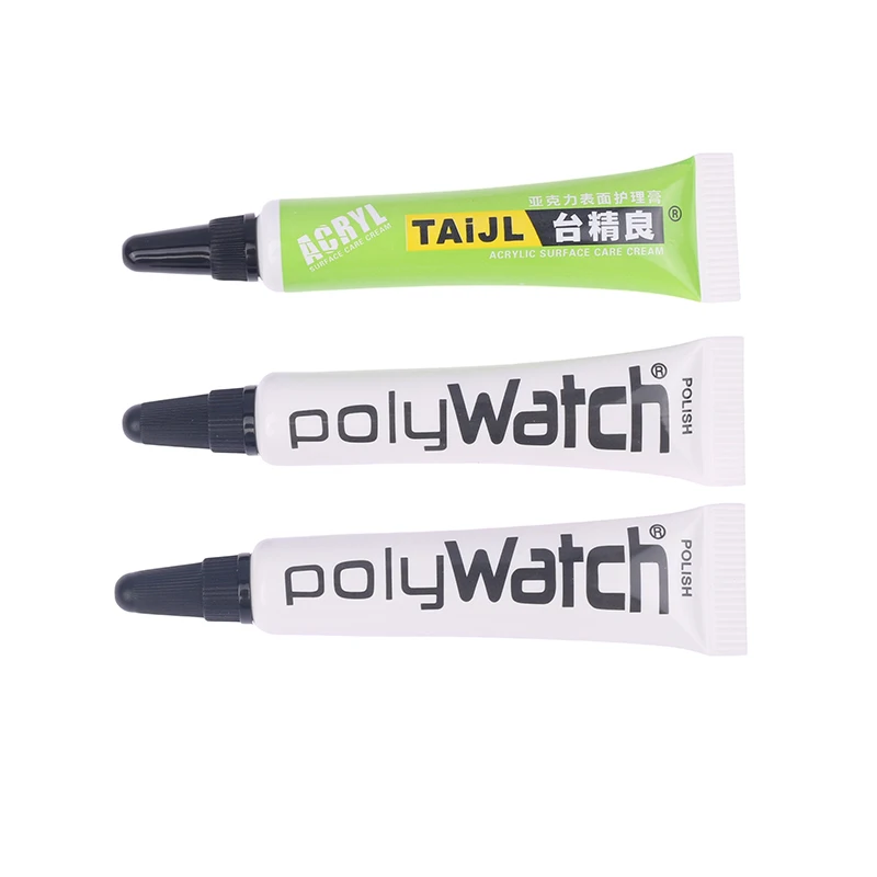 Polywatch-Pâte à polir en plastique acrylique pour montres, dissolvant de rayures, réparation de lunettes, pâte de ponçage, 5g