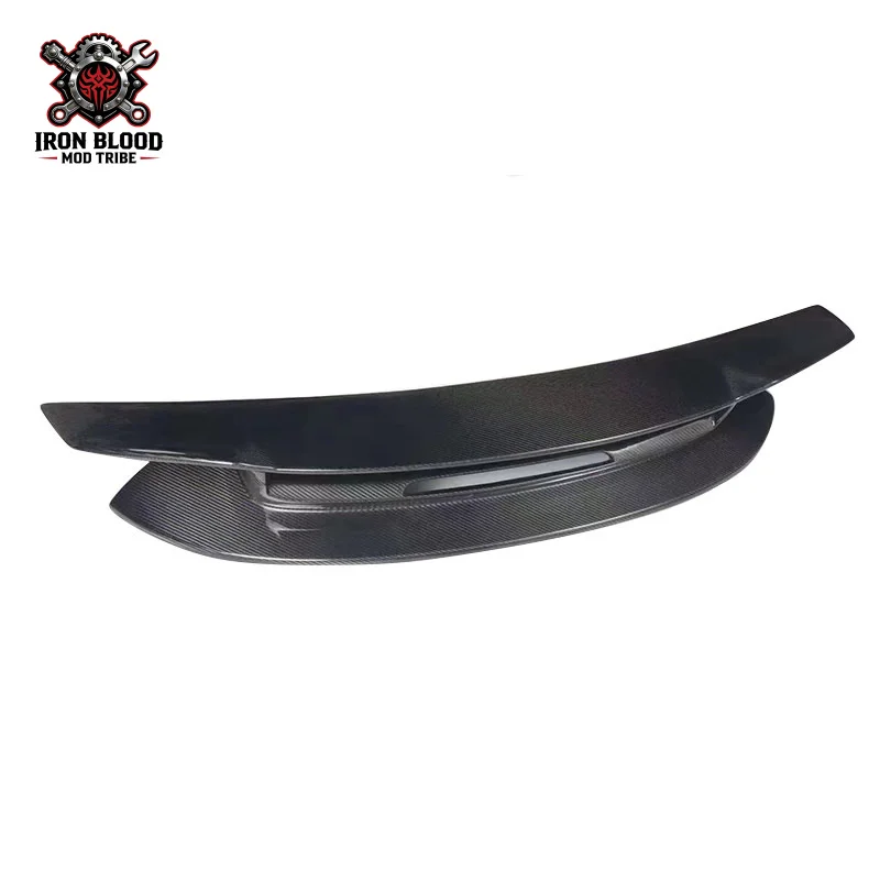 

Suitable for 2019-2023 Porsche Carrera 911 modified SD model, dry spray-painted semi-carbon large rear wing