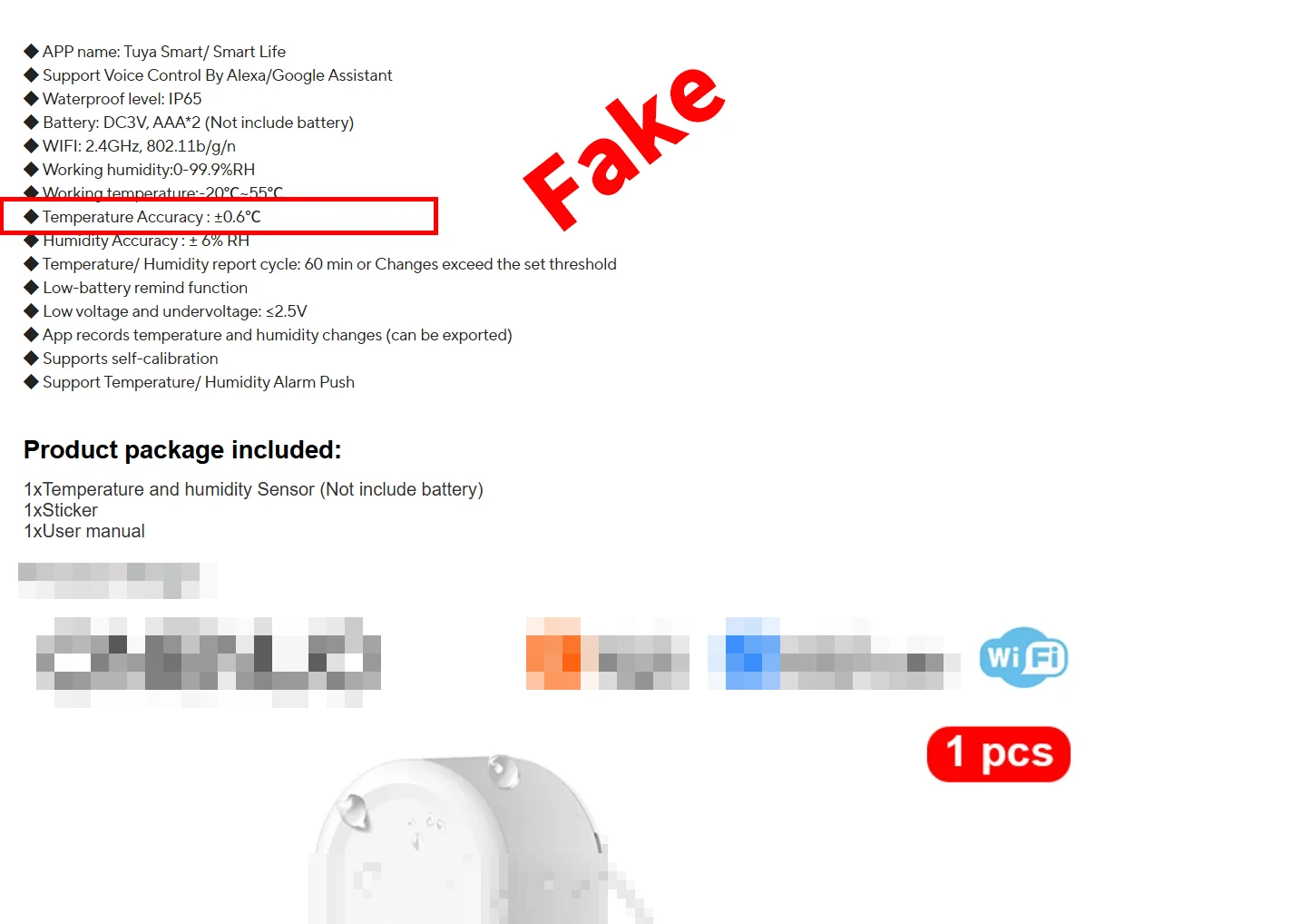 Zigbee 3.0 Temperatur- und Luftfeuchtigkeitssensor. Zigbee-Hub erforderlich. Funktioniert mit Home Assistant, Yandex, Alexa, ZHA, Zigbee2MQTT. – Detail 2