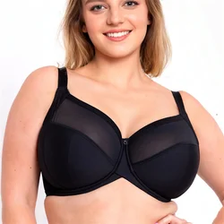 Plus Size Lingerie Large Cup Size Underwire Molded Cup Bras Lingerie Women Thin Style H I J K L M N O 32 34 36 38 40 42 44 46