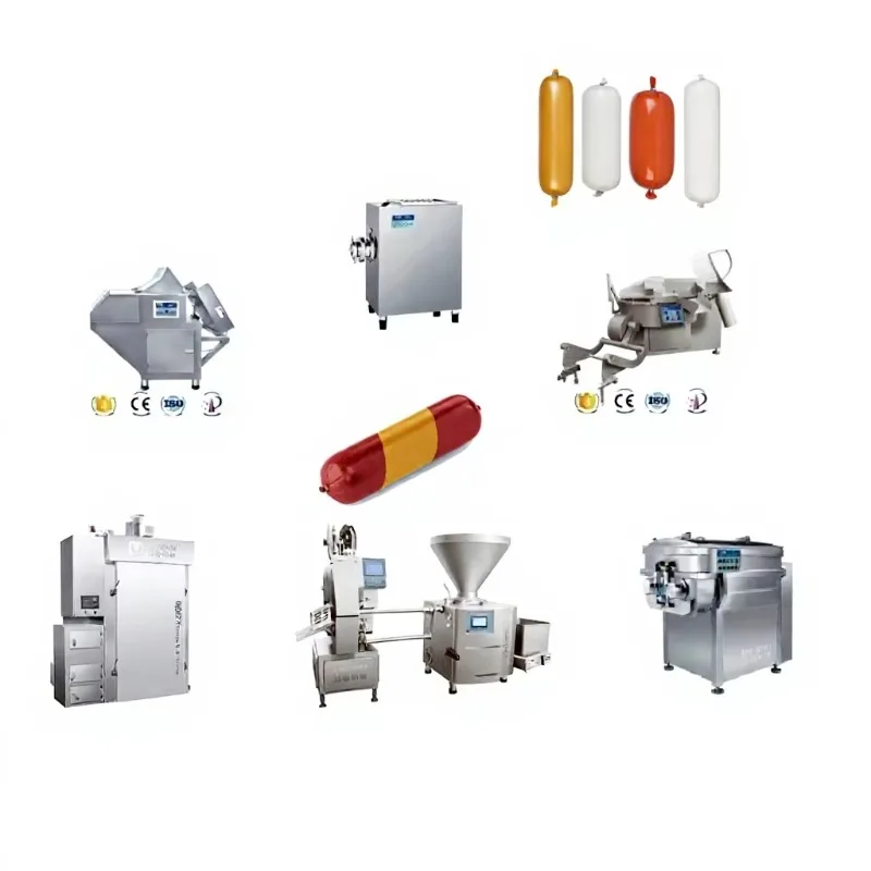 Customized Helper Full Automatic Sausage Clipping Sealing Line Industrial Sausage Clipper Equipment for Sausage Making Factory