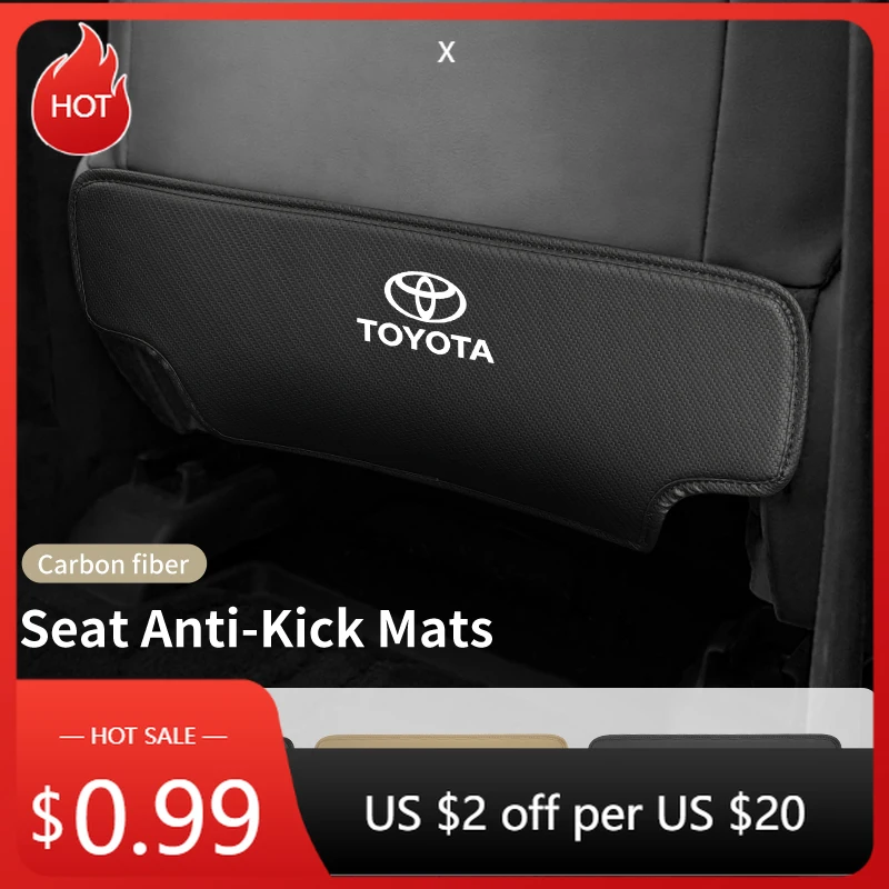 

Для Toyota 2026 Горячие колпаки-концентраторы 2 шт. Коврики для защиты от ударов автомобильных сидений Защитные накладки от грязи для Toyota Yaris Sienta RAV4 PRADO NOAH Har