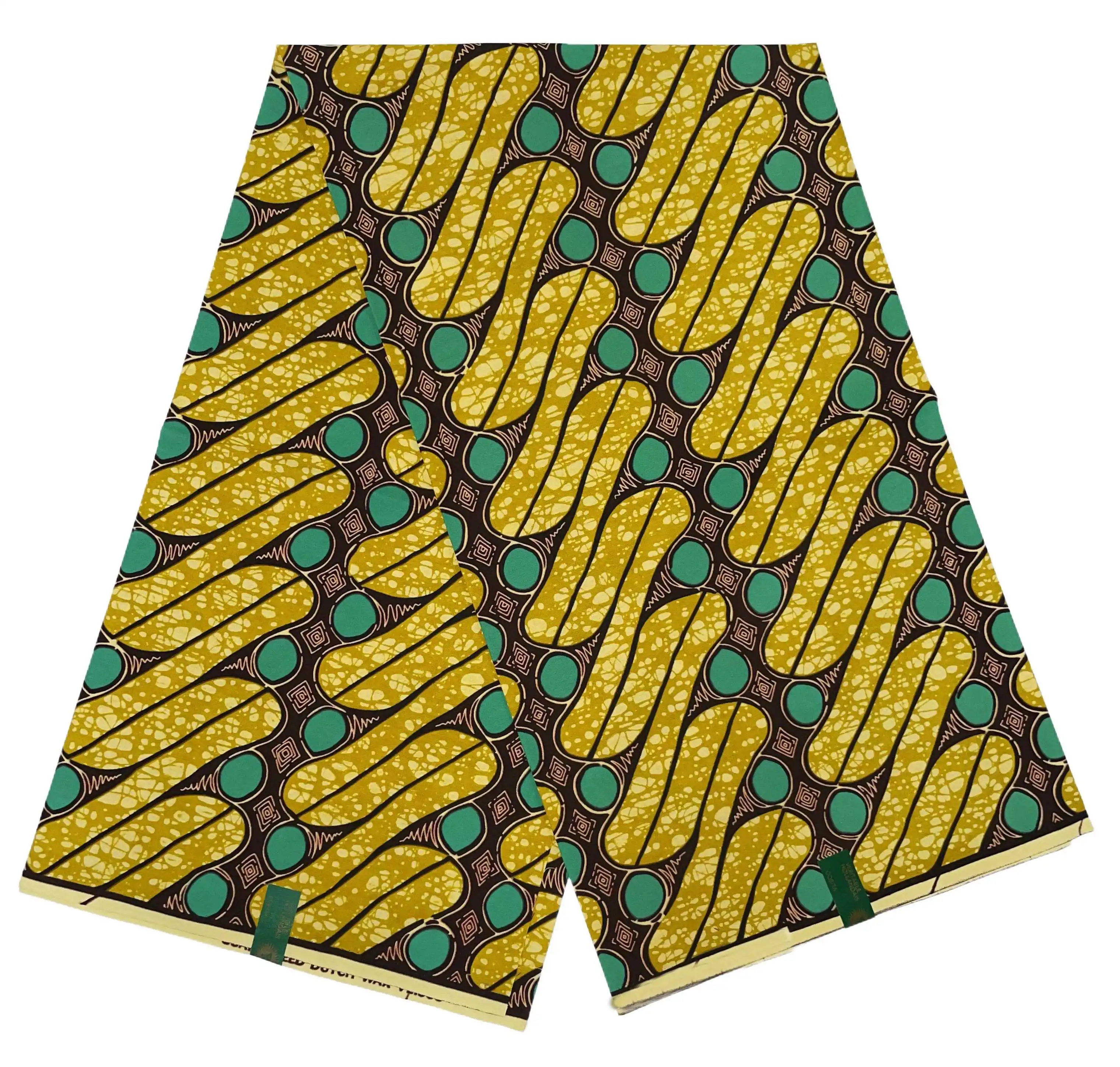 2024 Newest Fashion African Wax Fabric 100% Cotton Nigeria Ankara Wax Fabrics Block Prints Batik High Quality Wax Sewing Cloth