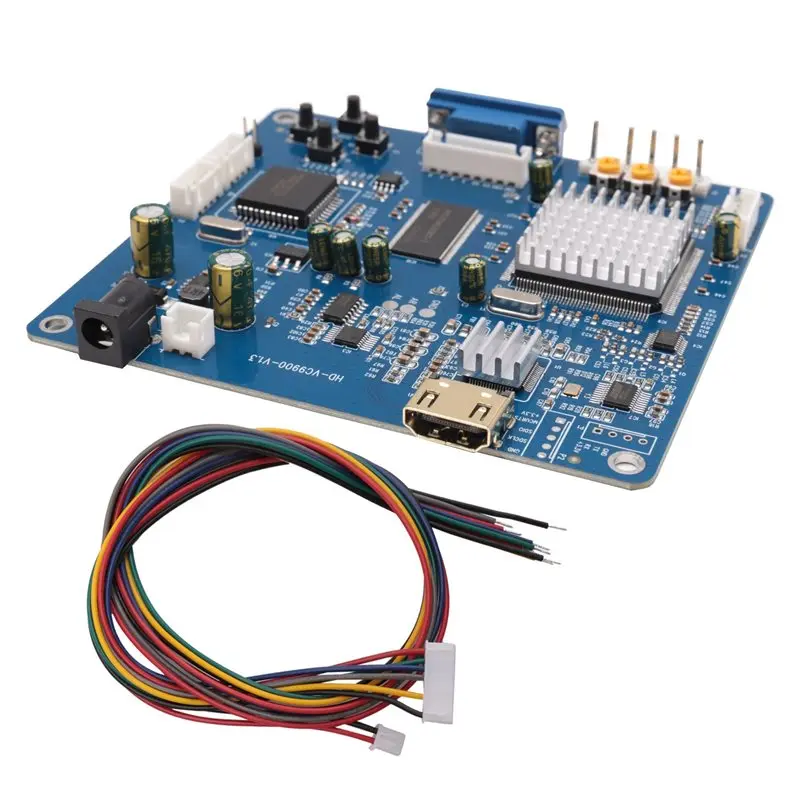 -[A51I Digital]3X HD Video Output Converter Board VGA/RGB/CGA/EGA/YUV To -Compatible For Arcade Blue Game Machine Video Outp