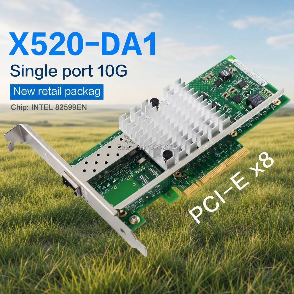 

FANMI X520-DA1 10GBase PCIe x8 Single Port Ethernet Network Adapter E10G41BTDA