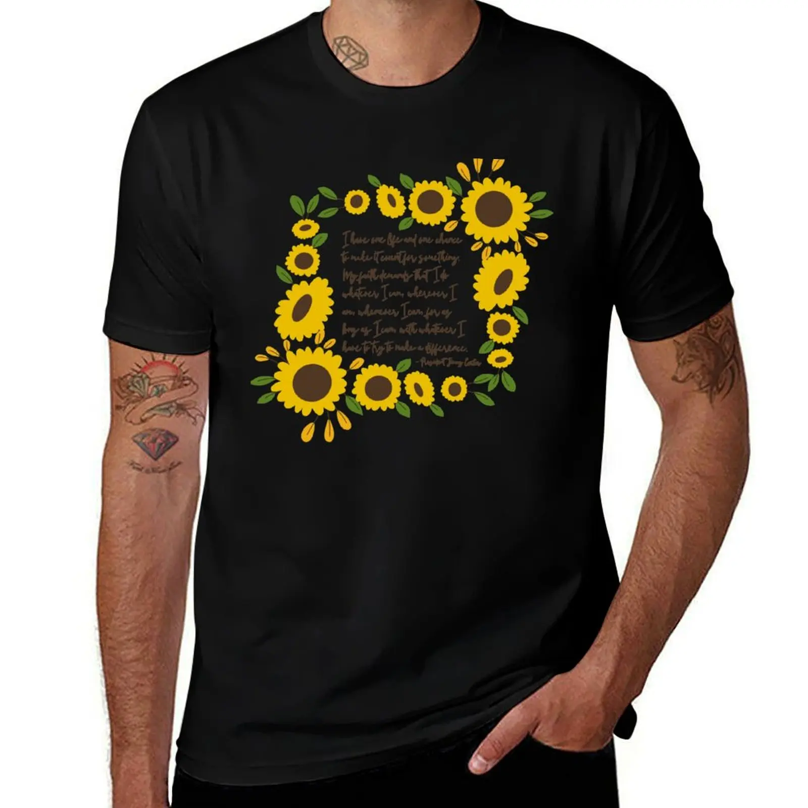 

Sunflower t Quote One Jimmy shirt T-Shirt “One Carter T-Shirt Life, Chance” essential