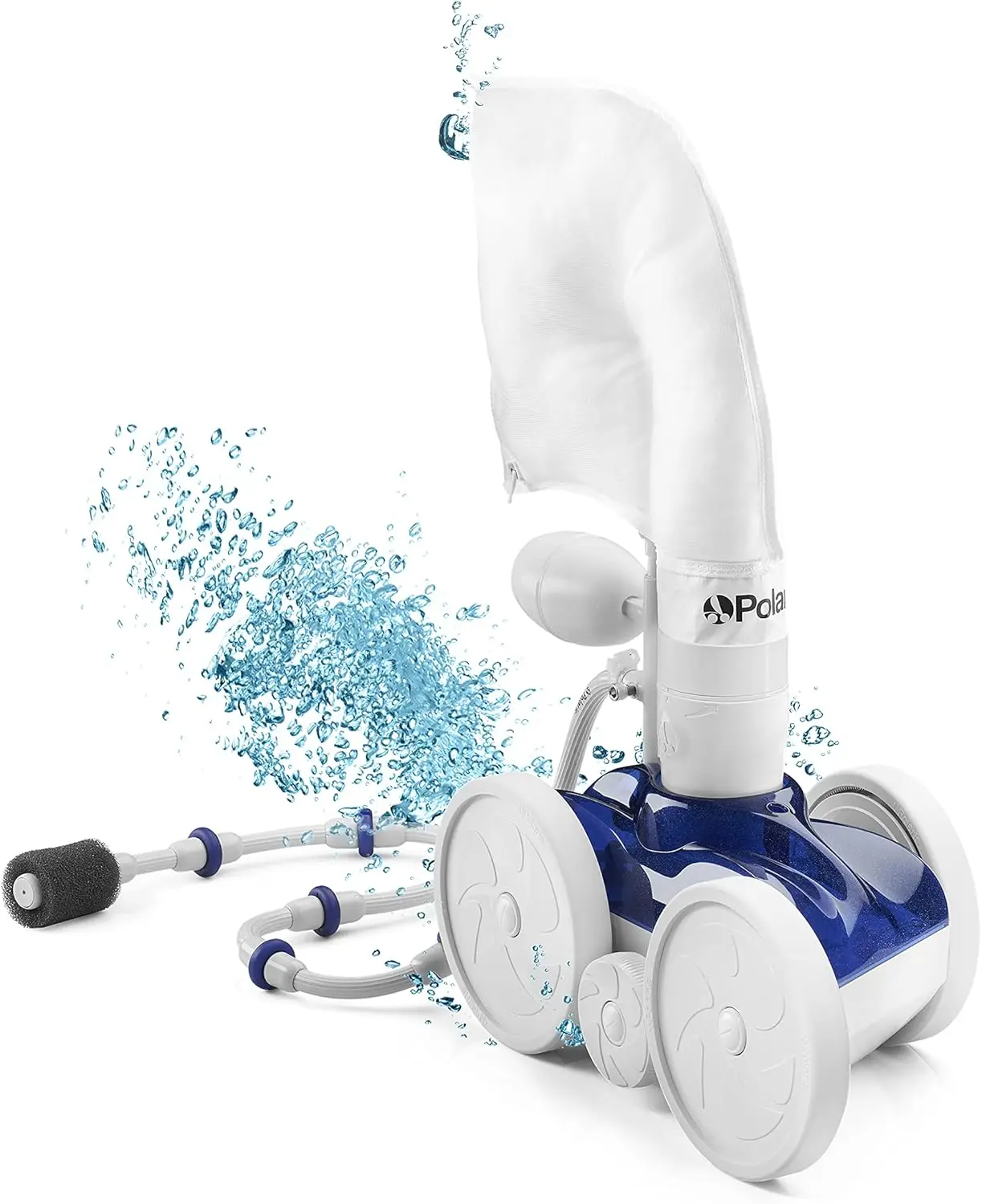 

Pressure-Side In-ground Pool Cleaner, Double Venturi Jet Powered, 31ft of Hose with an All Purpose Debris