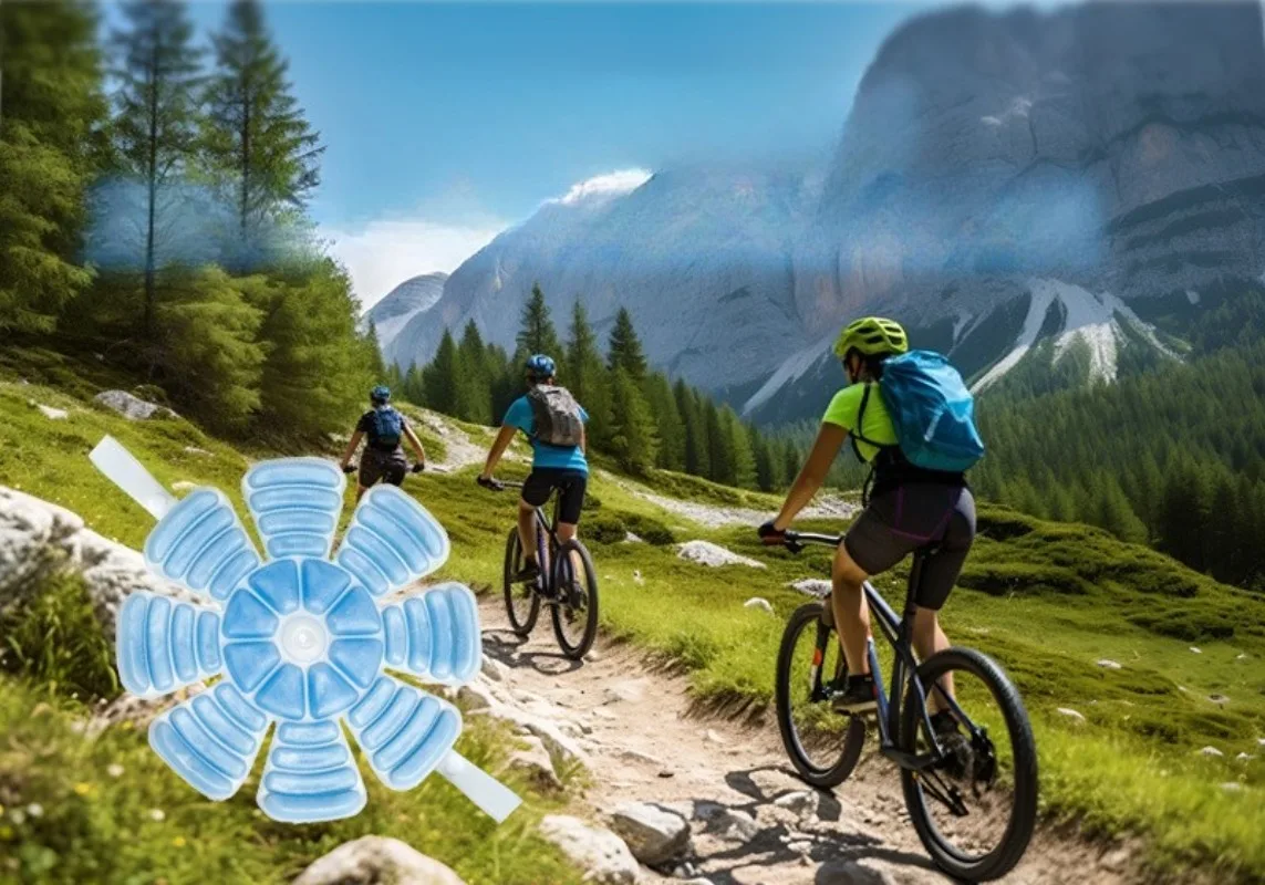 غطاء ثلج لتبريد الرأس، ملمس تبريد مستدام، عبوة ثلج خارجية