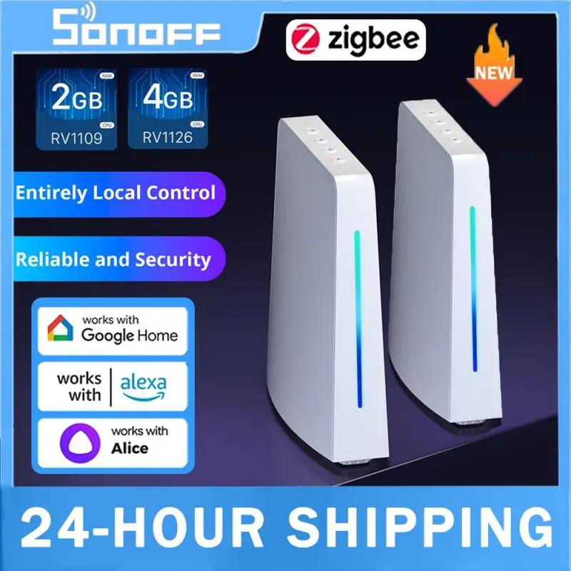 SONOFF IHost Zigbee Smart Home Hub Matter Gateway AIBridge 2GB/4GB Control de servidor Local API abierta almacenamiento de datos tipo C alimentado