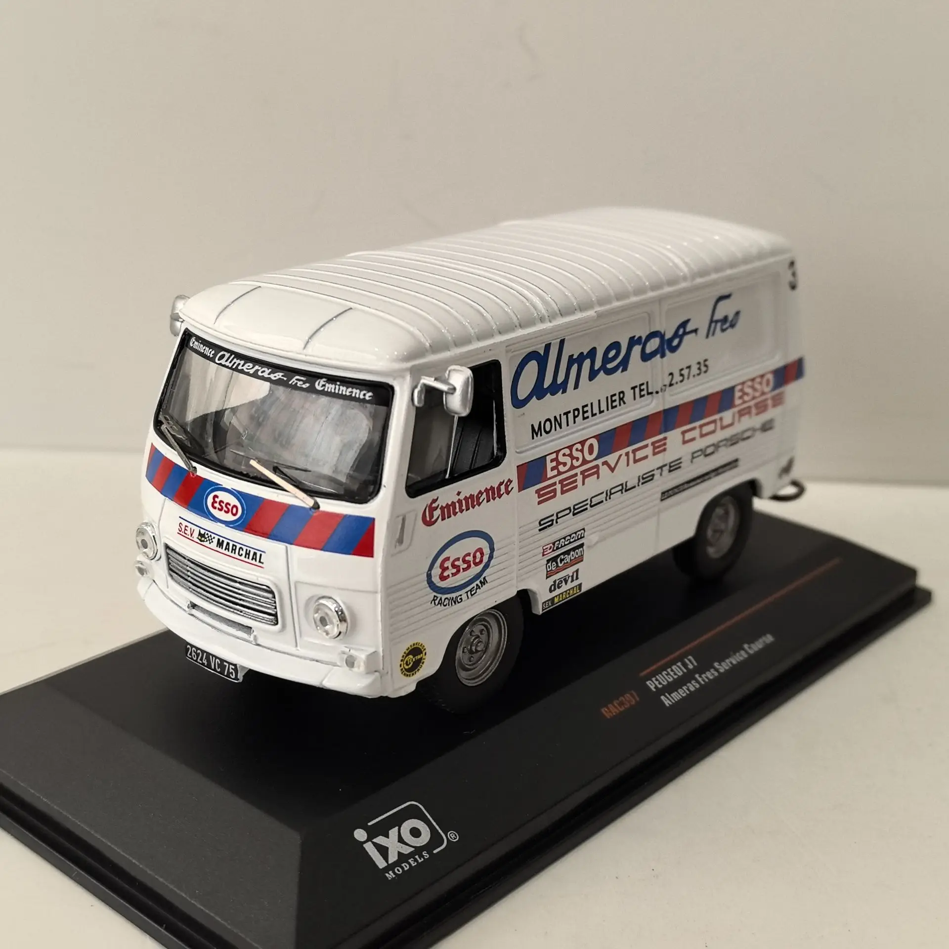 

Diecast Ixo 1:43 Scale PEUGEOT J7 Almeras Fres Service Course Alloy Car Model Collectible Toy Gift Souvenir Display Ornament