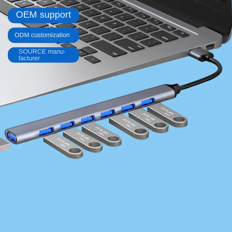 

USB C HUB 3.0 Type C 3.1 3/4 Port Multi Splitter Adapter OTG USB for Macbook Pro 13 15 Air Mi Pro HUAWEI PC Accessories