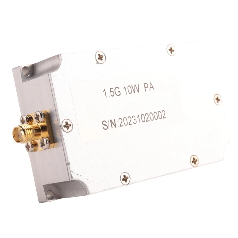 New RF PA 10W 1.5G RF Amplifier 40DB Gain RF Power Amplifier For 1575MHZ GPS Beidou 1.575G