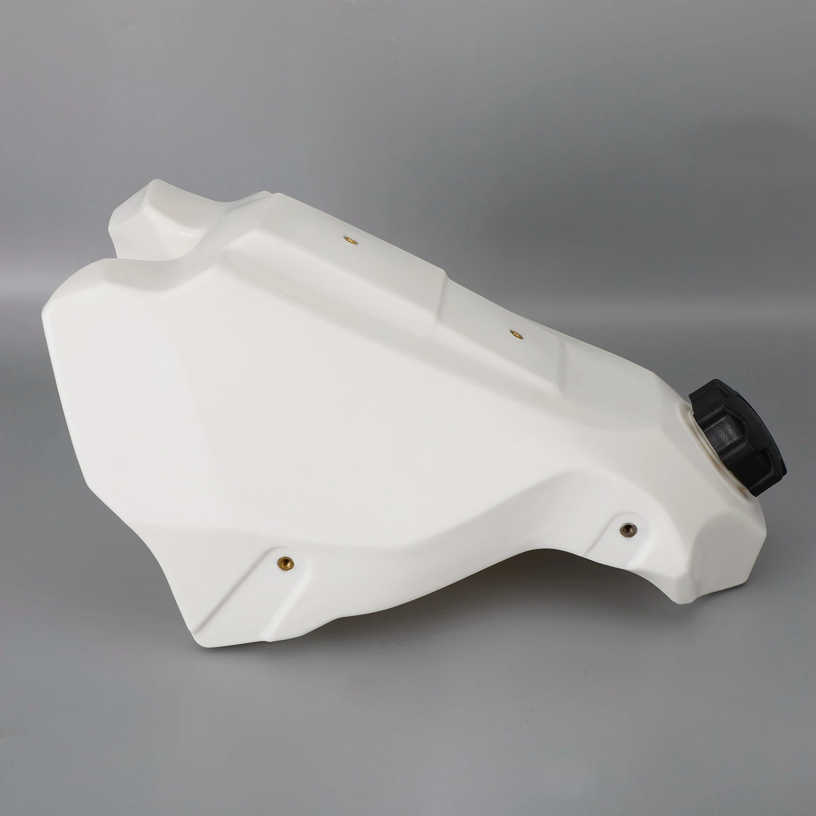 Areyourshop Gas Fuel Tank & Cap & Petcock Kit White For Honda CR500R 89-01 CR125 CR250 88 89