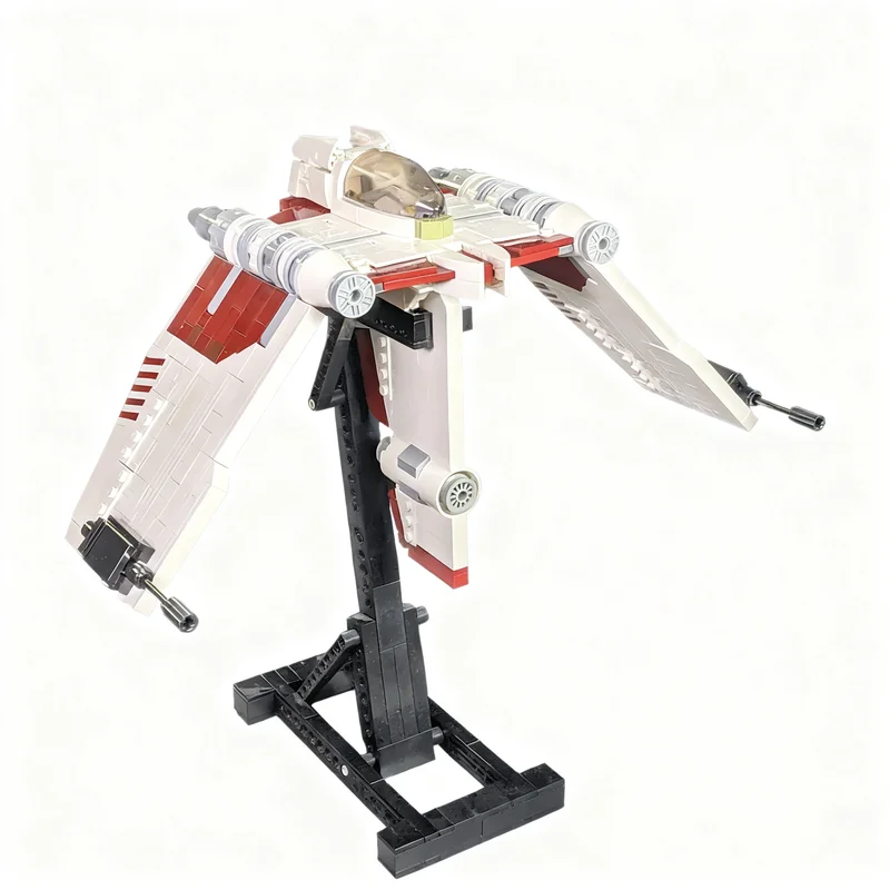 

718PCS MOC Space Battle Movie V Starfighter Model Custom Puzzle DIY Creative Ideas Toy Birthday Gift Spaceship Series Bricks