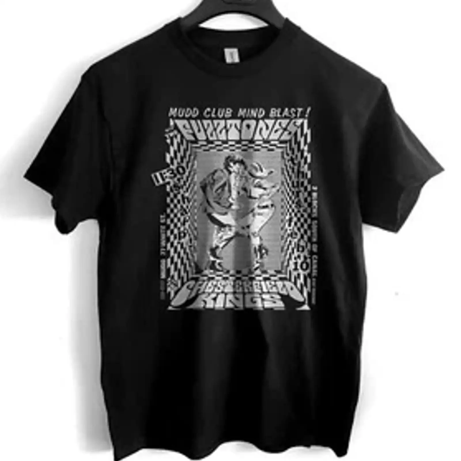Camiseta Mudd Club Garage Punk Flier Art Hardcore Post Softstyle, estilo vintage, lavada, elegante, suave, ligeramente elástica y cómoda
