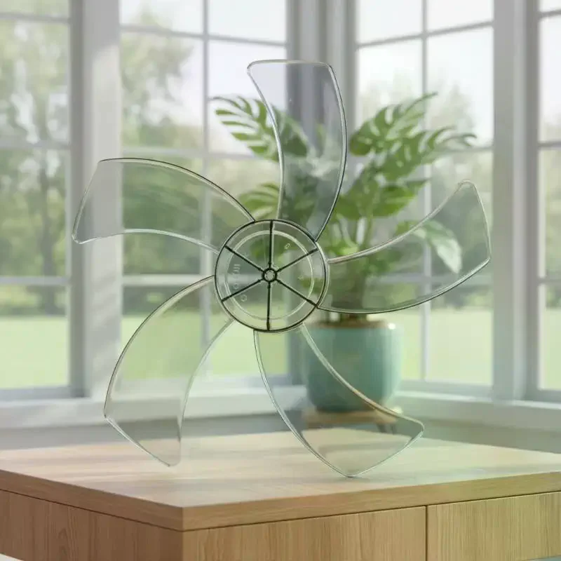 18 Inch Household Plastic Fan Blade Five Leaves For Pedestal Transparent Table Stand Fanner General Accessories