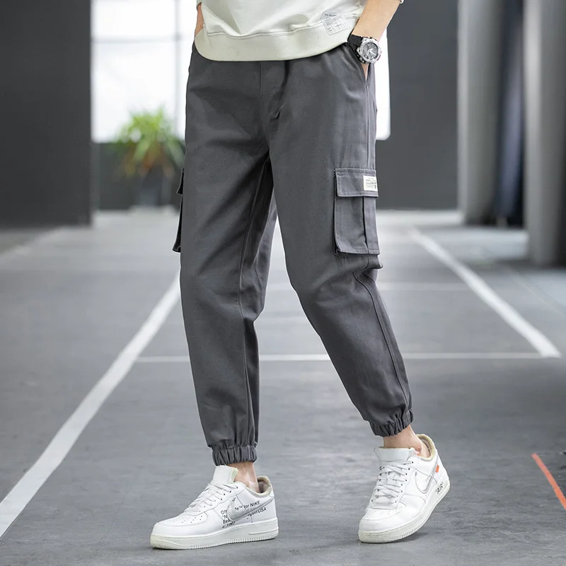 

Streetwear Fashion Cargo Pants Men Clothing Harajuku Casual Jogging Pants Fitness Skateboard Trousers Tactical Joggers