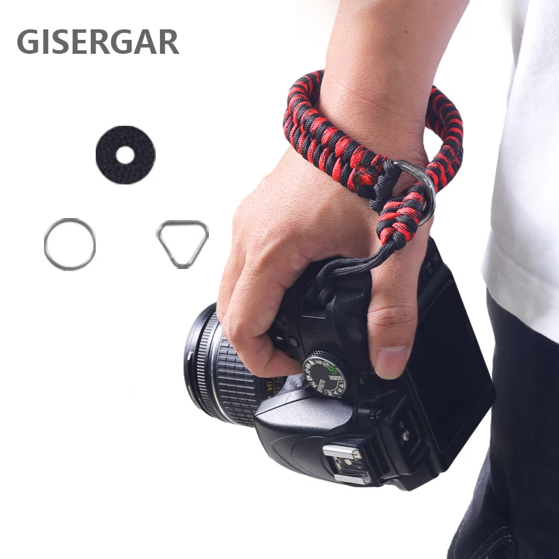 New HandmAde Woven Camera Wrist Strap For Canon Nikon Sony Fuji Leica Olympus Micro Single Ouick Release Hand Strap