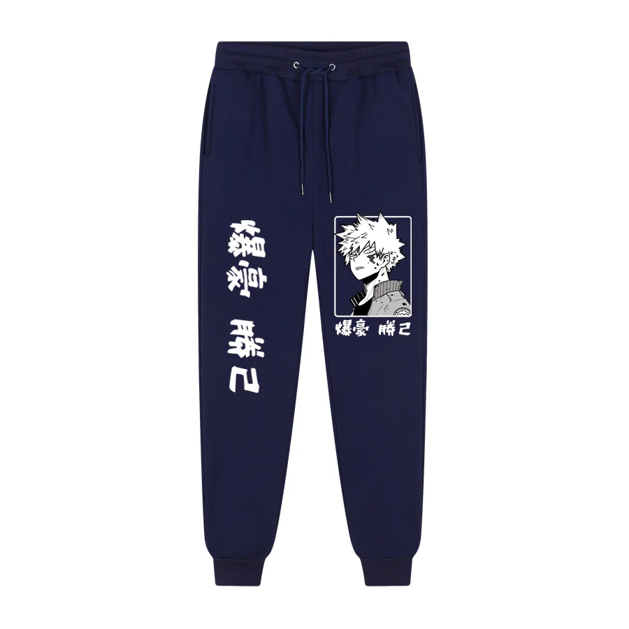 

Quality Fleece Jogging Trousers Anime My Hero Academia Print Japanese Anime Printing Men Women Pants Streetwear Men SweatpantS