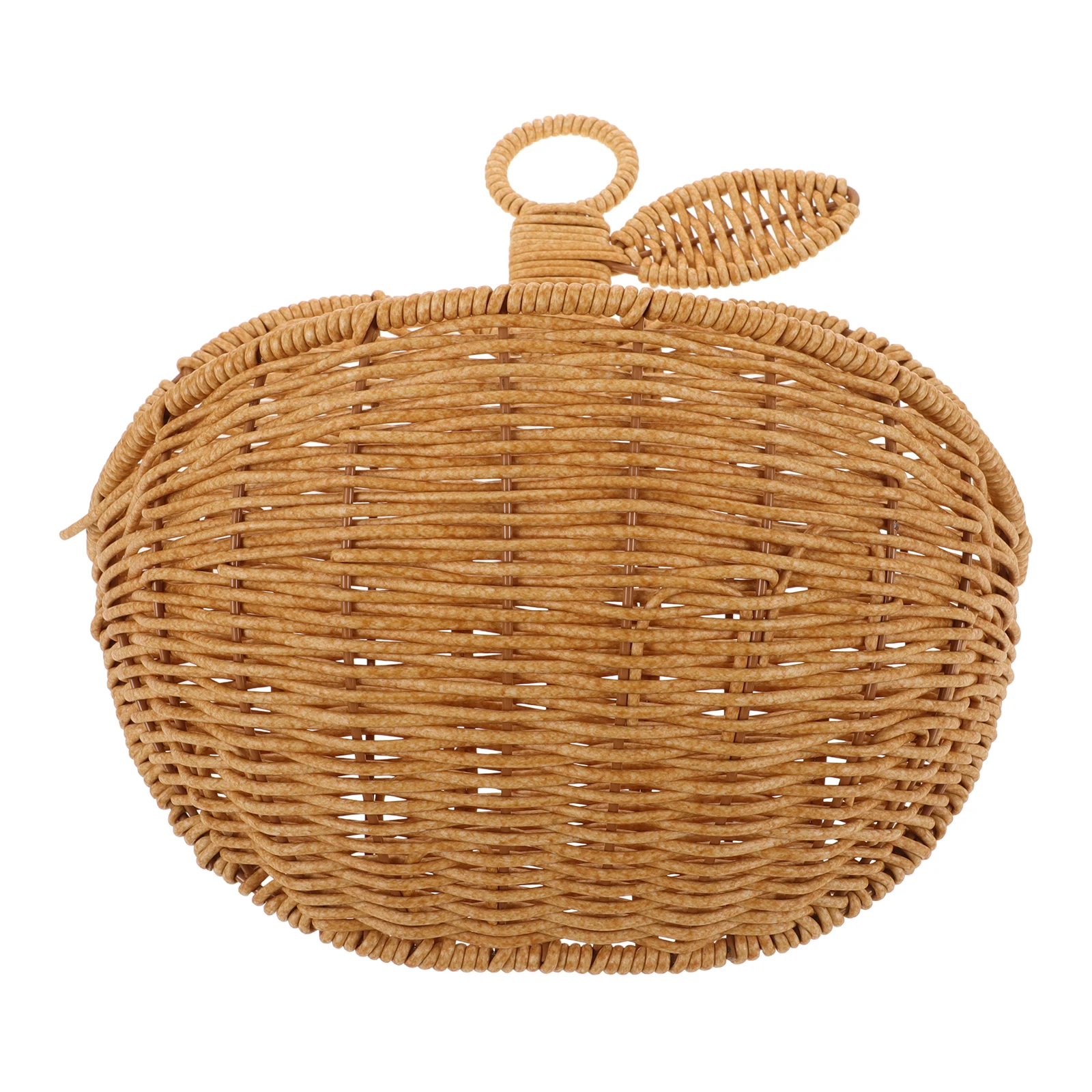 

Woven Rattan Apple Shape Hanging Basket Storage Basket Wall Organizer for Kitchen Fruit Vegetable Storage Hanging Wall Baskets
