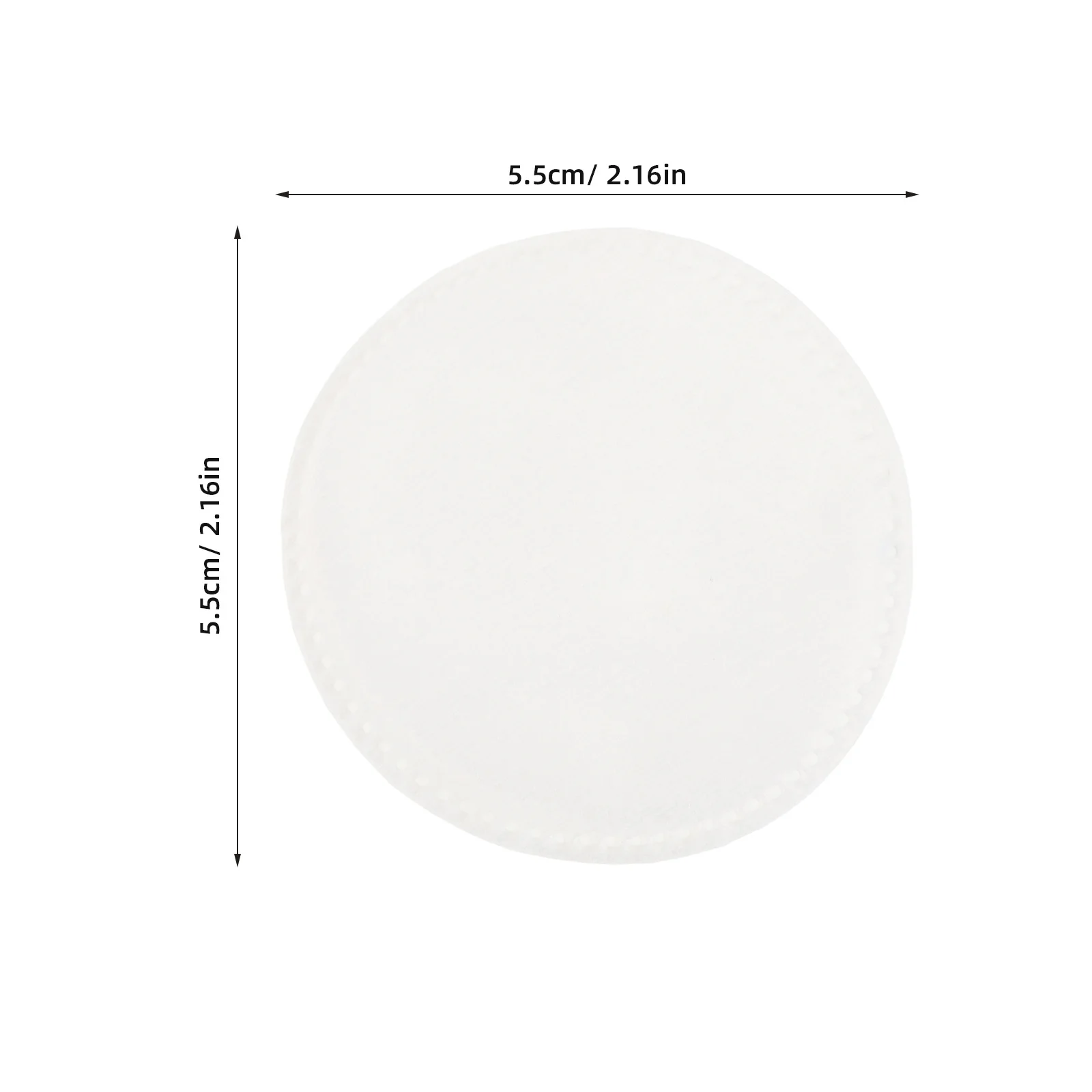 وسادات قطنية للمكياج ثلاثية الطبقات ناعمة للاستعمال مرة واحدة، وسادات وجه مستديرة لتنظيف البشرة ومزيل المكياج وتقشير العين #4