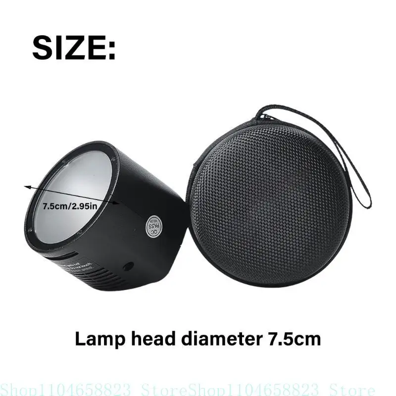 For H200R AD200 Round Head Flash Extension Strong Power Natural Light Effects Lightweight Portable Flash Accessories