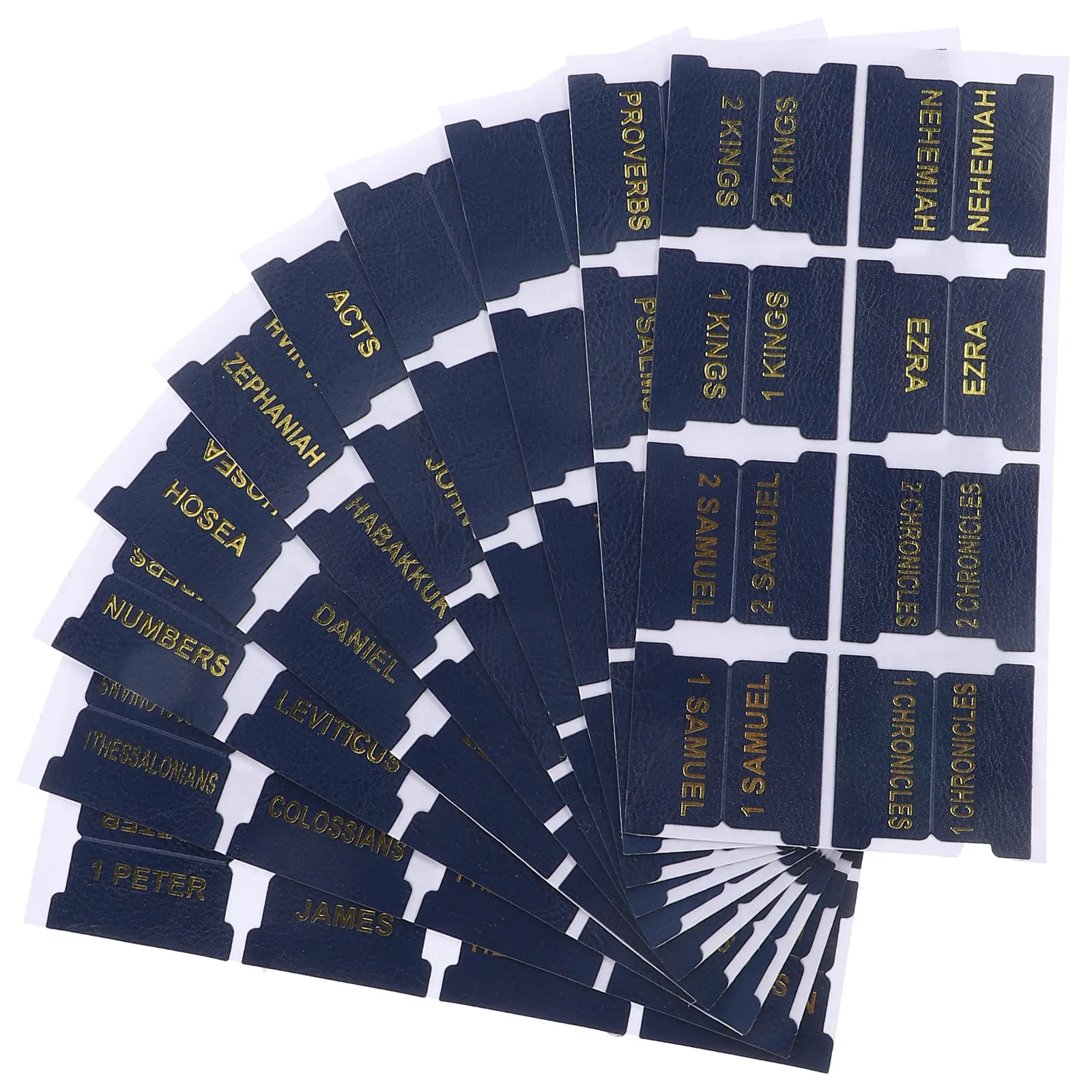 

1Set Bible Index Tabs Smooth Edge PU Index Page Markers for Bible Study Reading Graduation Gift Blank Book Tabs for Men
