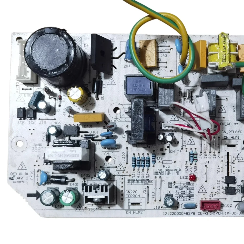 Air Conditioner Main Board Compatible with CE-KF(R)70W1A-DC Indoor Unit Part 17122000048278 HVAC Repair Component