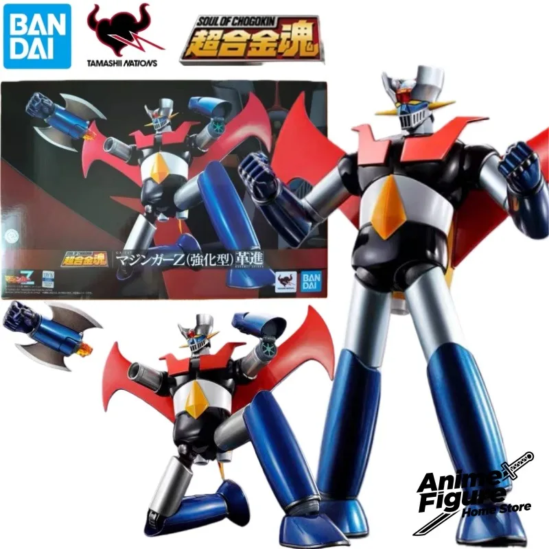 

100%Original in Stock Bandai SOUL OF CHOGOKIN KAKUMEI SHINKA Reinforced Type GX-117 Mazinger Z Anime Toy Model Collection