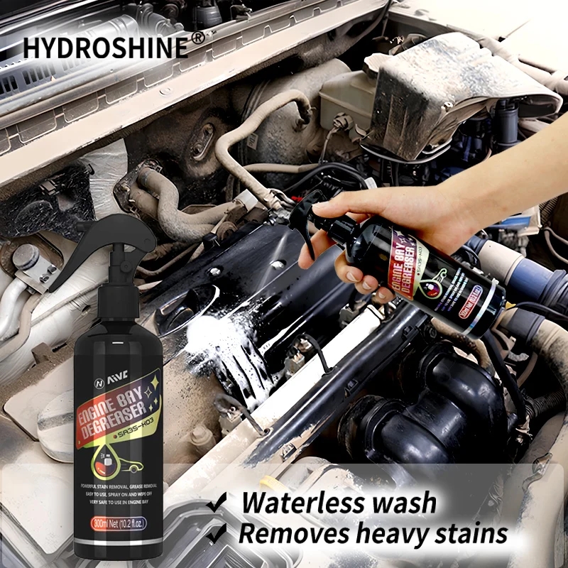 

Engine Bay Cleaner Powerful Decontamination for Car Engine Compartment Deep Degreasing Remover Heavy Oil Dust Clean Spray