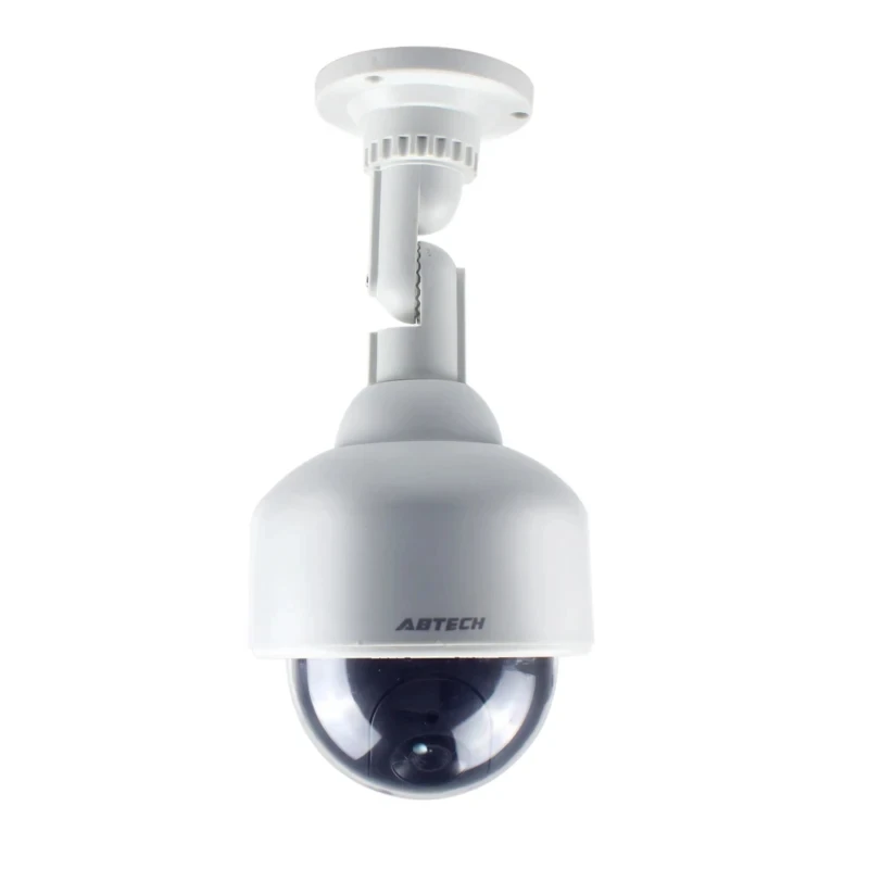 Imagem -03 - Criativo Branco Manequim Esférica Câmera de Alta Velocidade Led Piscando Fake Dome Vigilância Cctv Sistema de Segurança Interior e Exterior