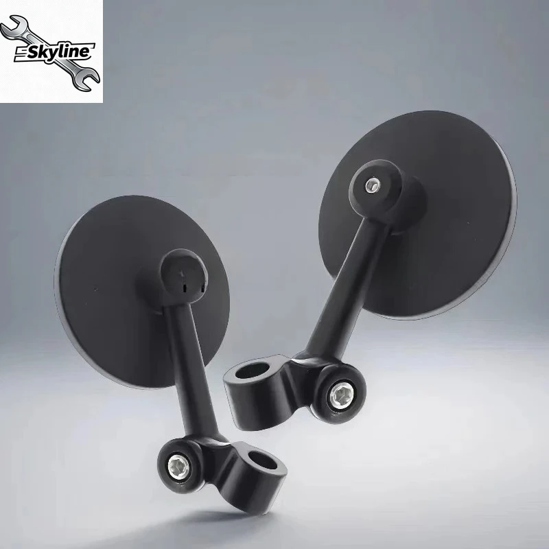 Motorcycle scooter modified aluminum alloy universal rearview mirror anti-glare, electric vehicle reflector