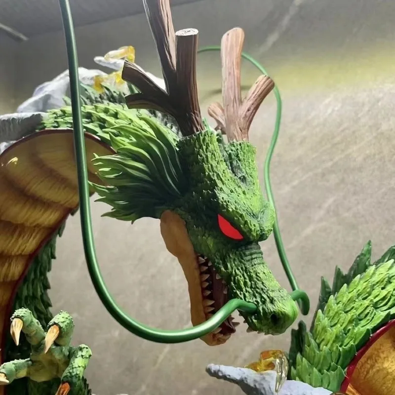 Figura de Dragon Ball de 53cm, figuras de Shenron, figura de Goku y Shenron, estatua de Pvc, modelo de colección de muñecos, adorno, juguetes para niños, regalos