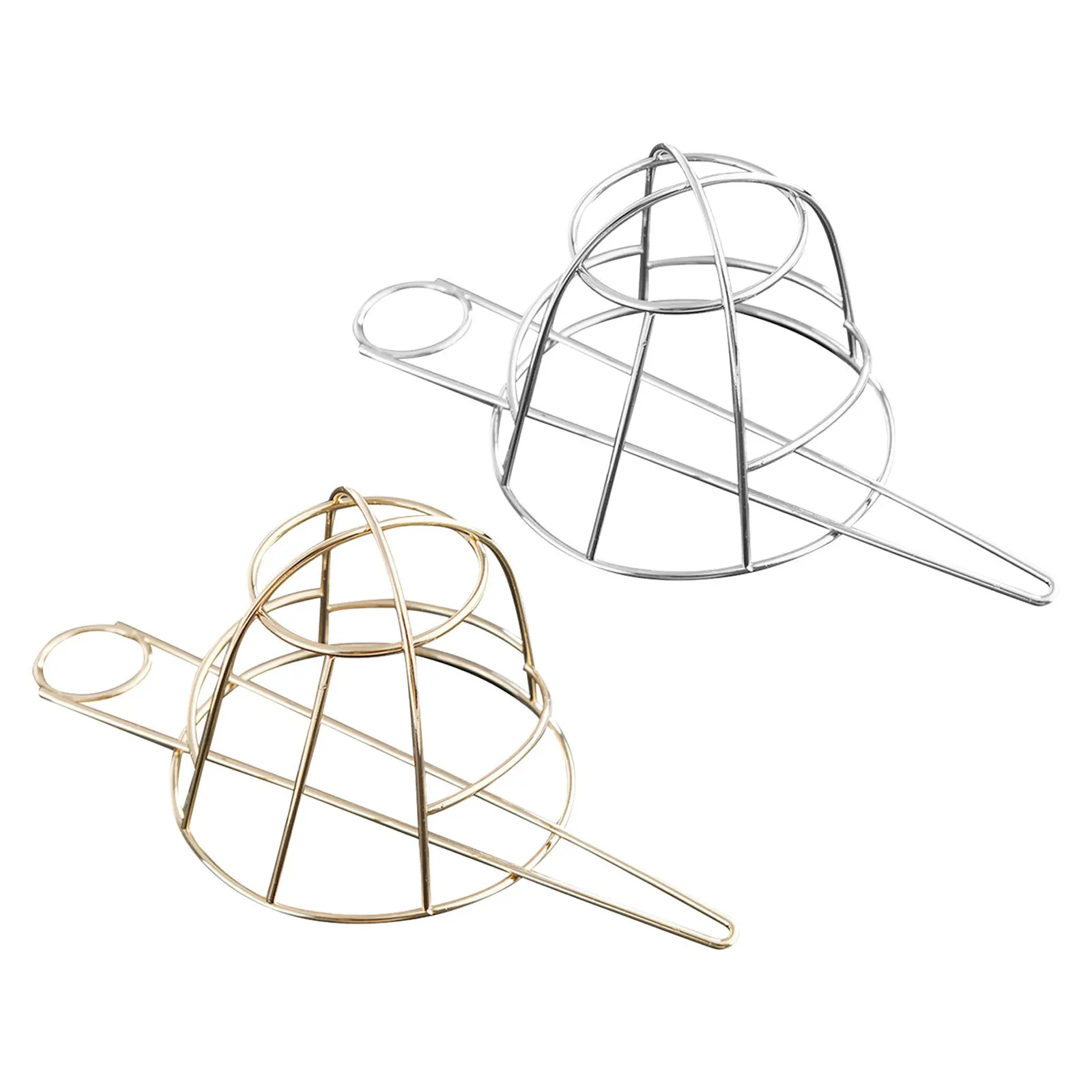 

2pcs Hollow Birdcage Hair Bun Cover Vintage Metal Chignon Holder Clip For Updo Chinese Hair Pins Bun Accessories Women Styling