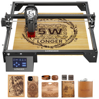 LONGER RAY5 5W Laser Engraver Cutting Machine 400x400mm Quick Focus Wifi Control Move Protection For Wood metal acrylic glass