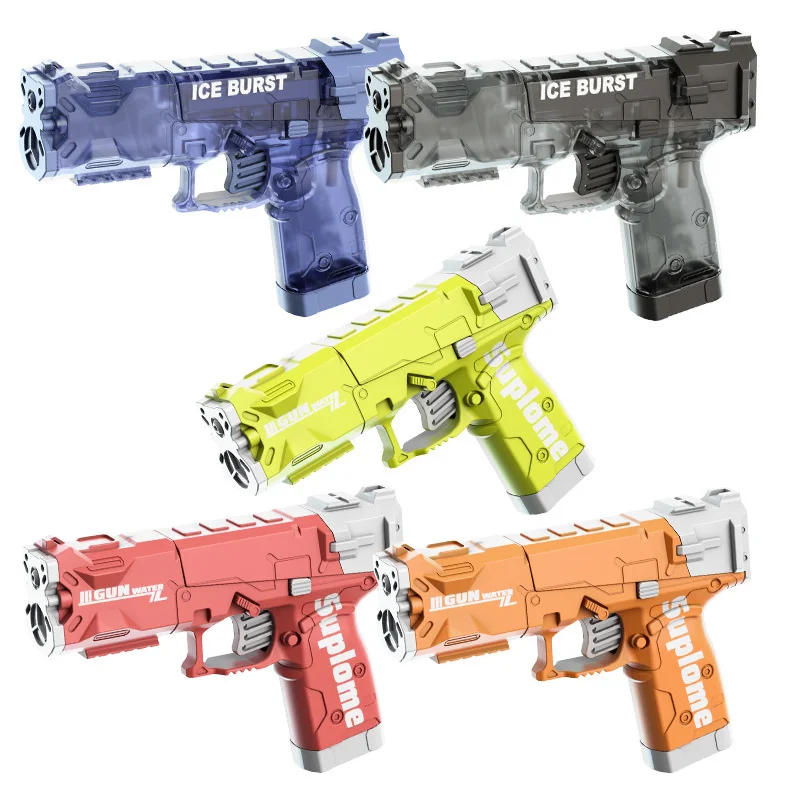 Zomerwaterpistool Mechanisch continu afvuren Spray Waterpistolen Buitenstrand Zwembad Waterspeelspeelgoed voor jongens en meisjes