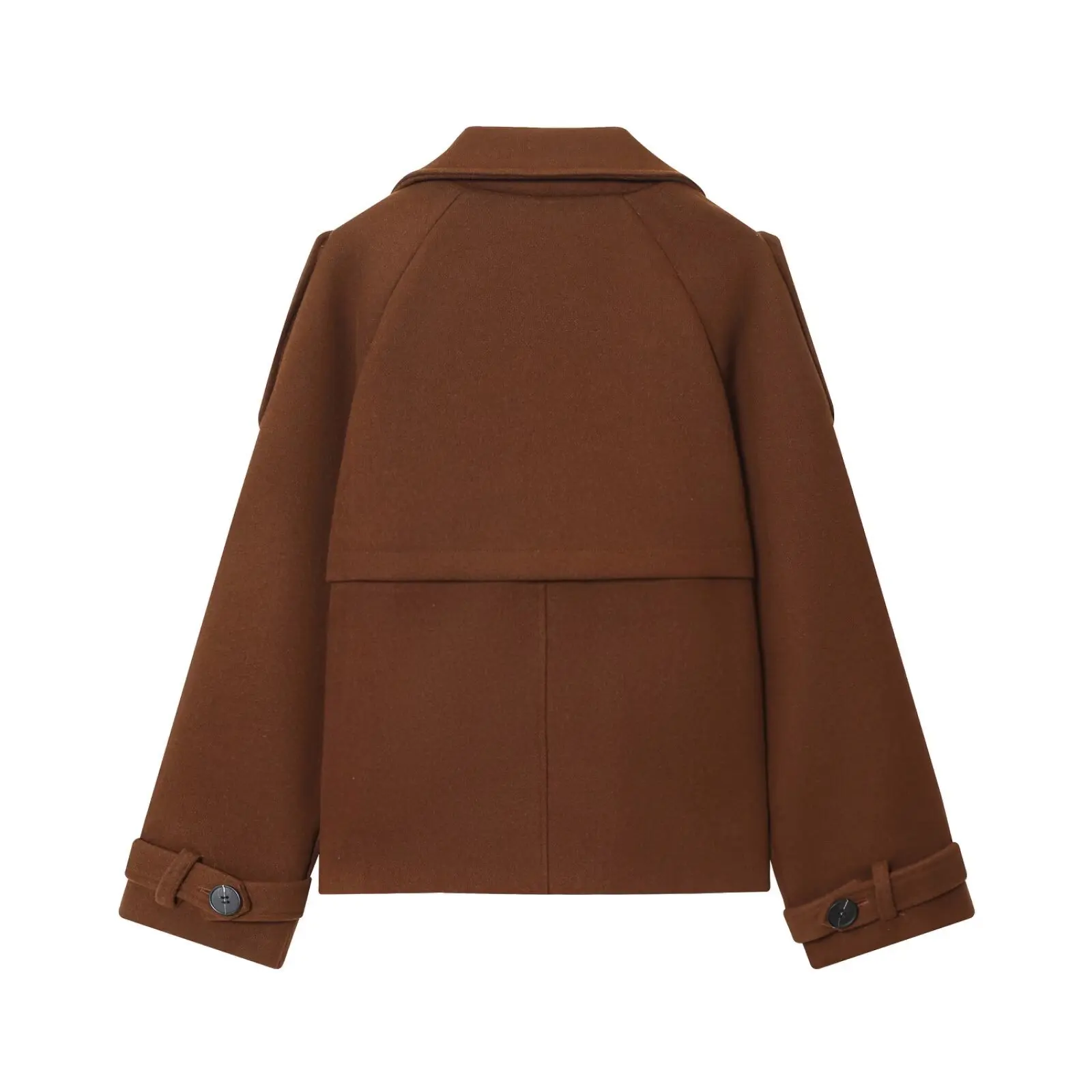 النمط الأوروبي والأمريكي 2025 موضة جديدة مزاجه ركاب نمط المرأة معطف سترة صوفية التلبيب