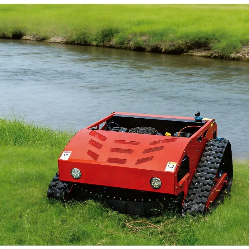 Crawler Lawn Remote Control Mower Grass Cutting for Gardens Weeding