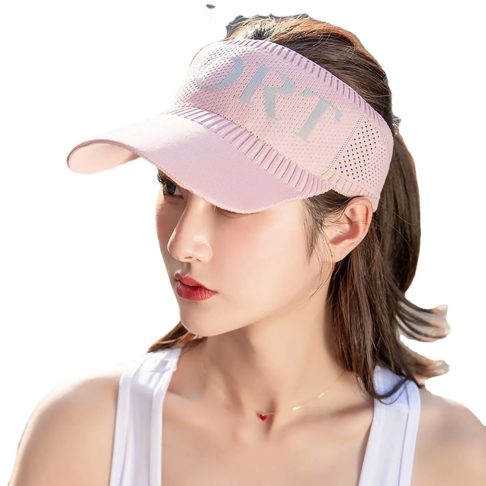 Empty Hat Sun  Visor Hat Foldable Sunscreen Ventilate UV  Beach Hat for Sports Sun  Visor Hat