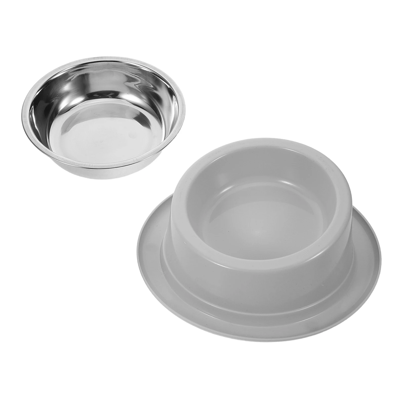 

Stainless Steel Cat Raised Tilted Ergonomic Pet Feeder Non-Slip Dog Food For Indoor Kittens Elevated Feeding Design Durable Easy
