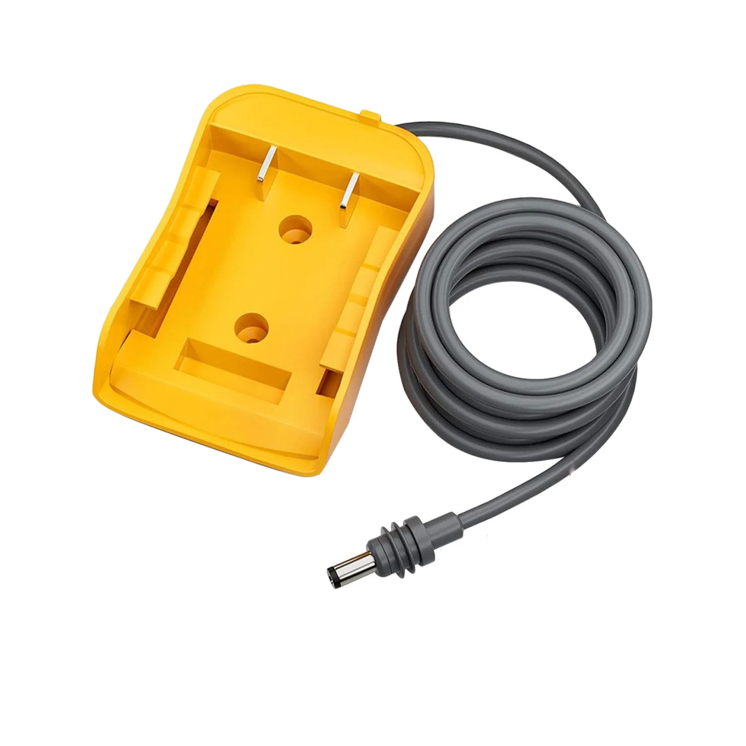 Plastic 18V 21V Battery Adapter Connector with 2.1DC Output for For DCB200 For DCB203 Batteries 95cm Cable Lightweight