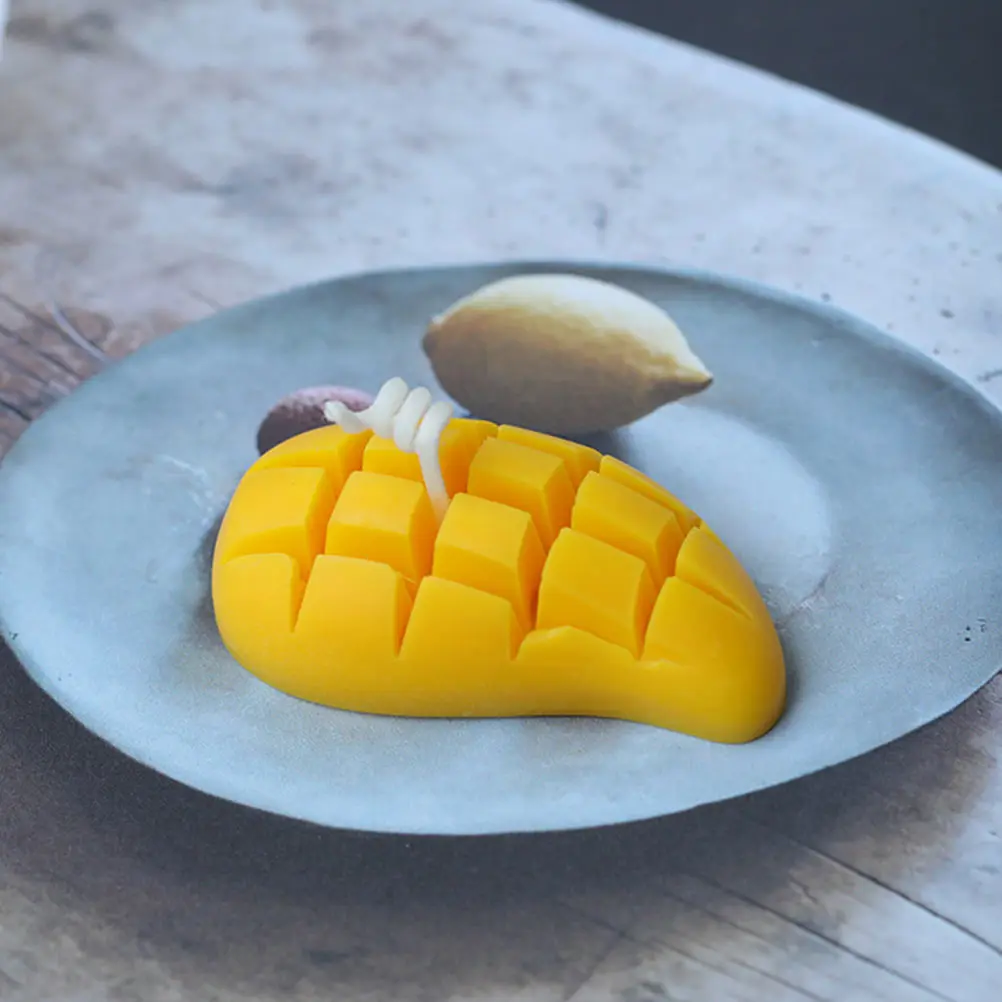 

1Pc Professional 3D Mango Shape Silicone Biscuit Mold For Making Unique And Interesting Cakes At Affordable Price