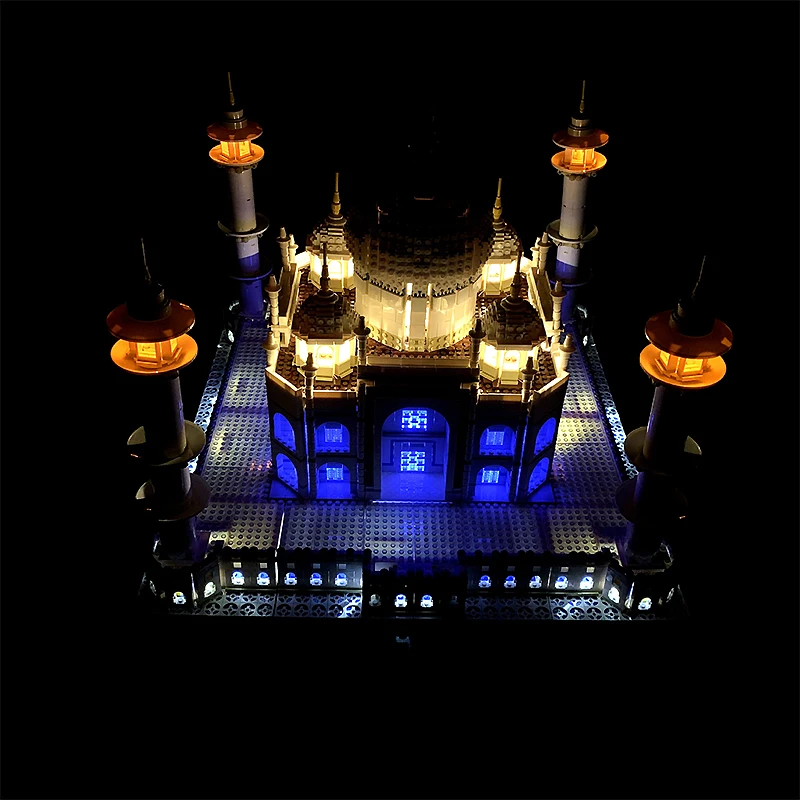 Kit de luz LED DIY para LEGO 10256 Taj Mahal (solo luz LED, sin modelo de bloques)